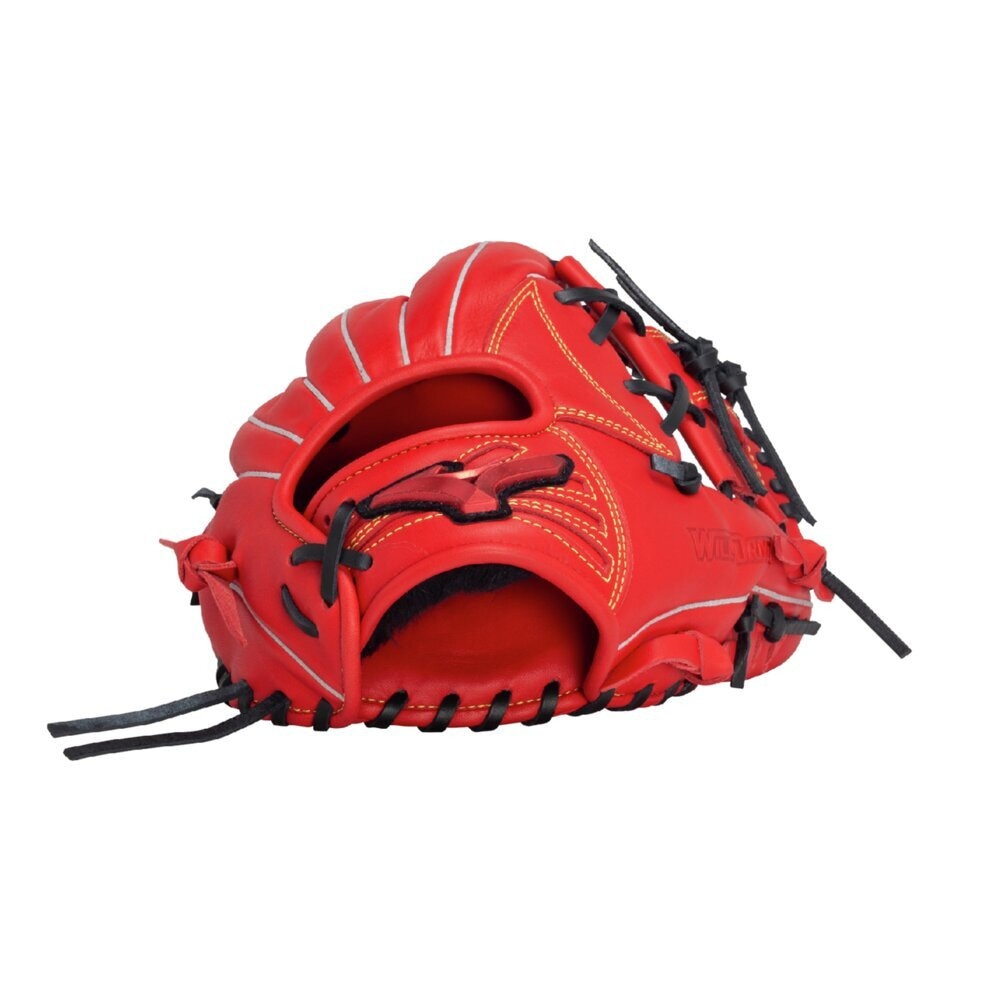 ミズノ（MIZUNO）（メンズ、レディース）【新商品】 ソフトボール用グラブ グローブ 内野手用 ウィルドライブ レッド IBE サイズ9 1AJGS32413 7009