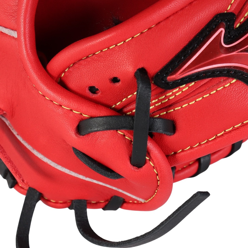ミズノ（MIZUNO）（メンズ、レディース）ソフトボール用グラブ グローブ 内野手用 ウィルドライブ レッド IBE サイズ9 1AJGS32413 7009