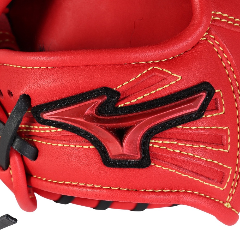 ミズノ（MIZUNO）（メンズ、レディース）ソフトボール用グラブ グローブ 内野手用 ウィルドライブ レッド IBE サイズ9 1AJGS32413 7009