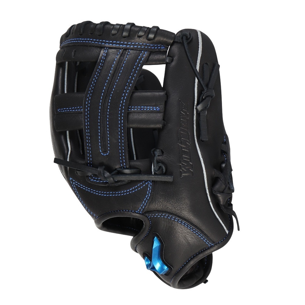 ミズノ（MIZUNO）（メンズ、レディース）ソフトボール用グラブ グローブ 内野手用 ウィルドライブ ブルー サイズ8 1AJGS32503 09