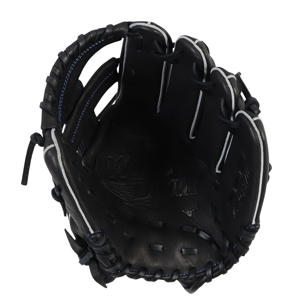 ミズノ（MIZUNO）（メンズ、レディース）ソフトボール用グラブ グローブ 内野手用 ウィルドライブ ブルー サイズ8 1AJGS32503 09