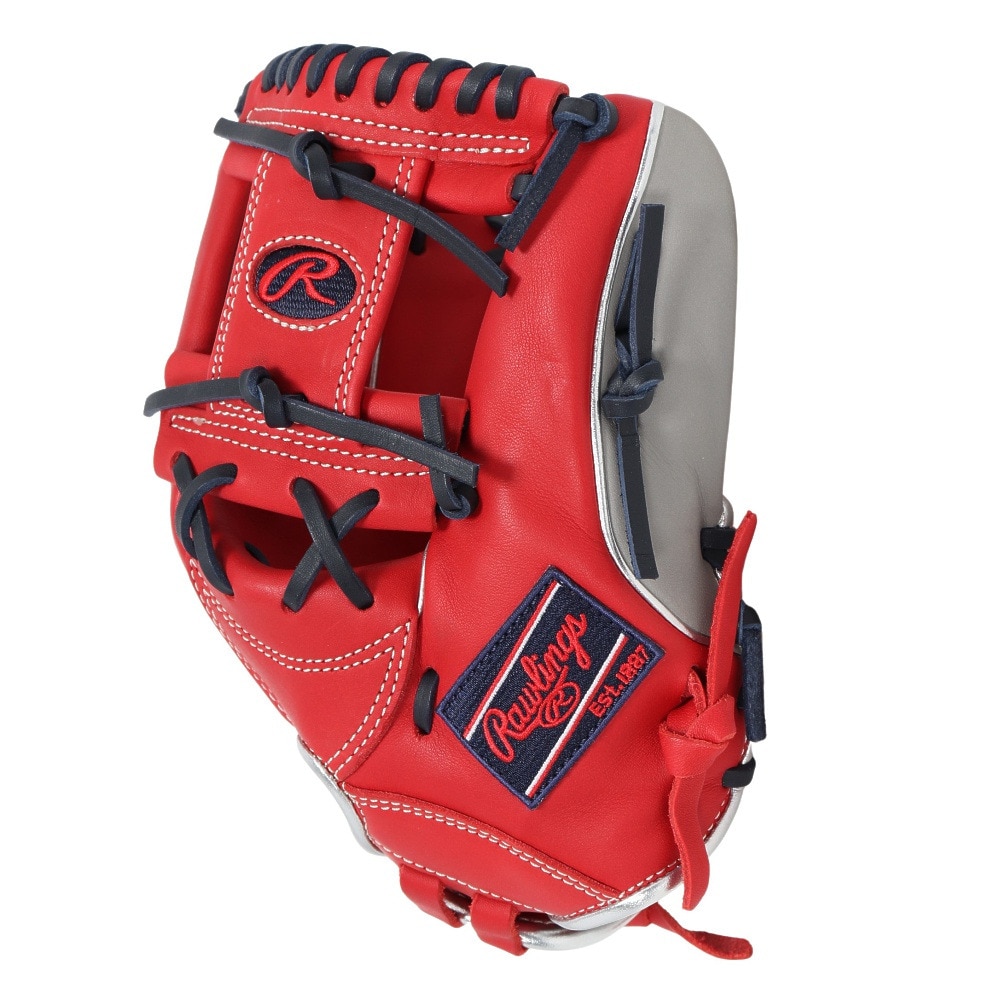 ローリングス（Rawlings）（レディース）ソフトボール用グラブ 内野手用 HOH DP カラーズ GS5HDR34GF-SC/GRY