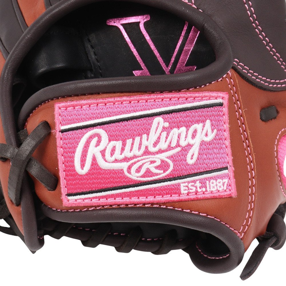ローリングス（Rawlings）（レディース）ソフトボール用グラブ グローブ 内野手用 ソフト HOH DP カラーズ R34 右投用 GS6HDR34-MO/BR