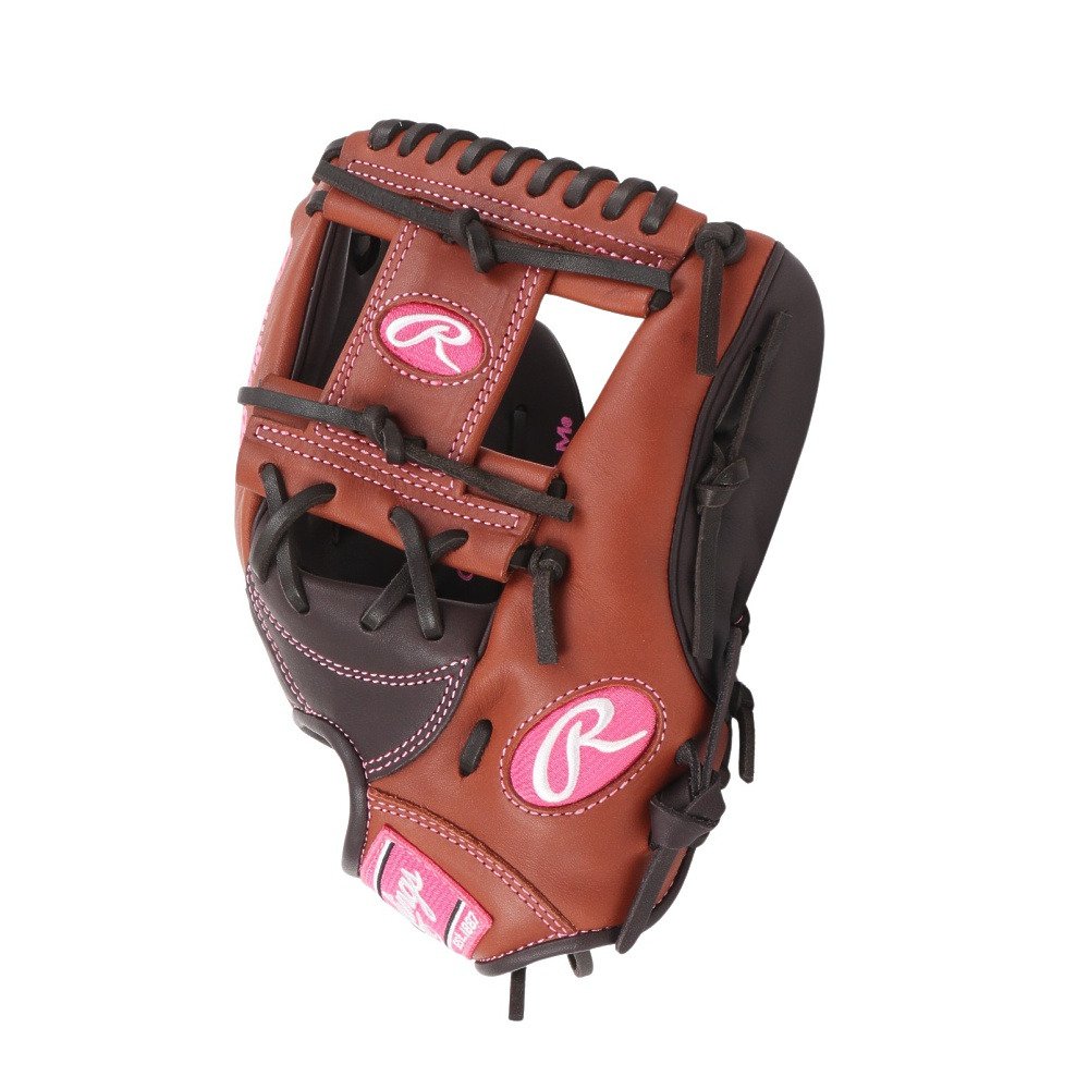 ローリングス（Rawlings）（レディース）ソフトボール用グラブ グローブ 内野手用 ソフト HOH DP カラーズ R34 右投用 GS6HDR34-MO/BR