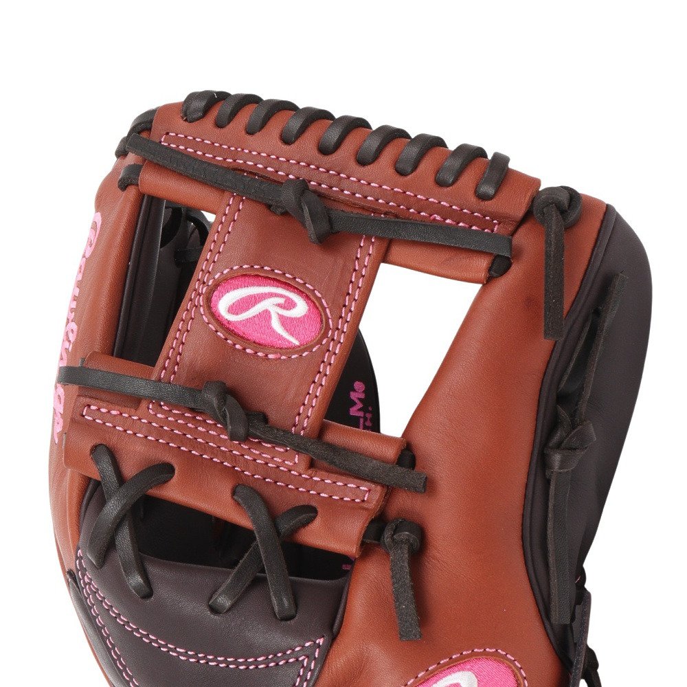 ローリングス（Rawlings）（レディース）ソフトボール用グラブ グローブ 内野手用 ソフト HOH DP カラーズ R34 右投用 GS6HDR34-MO/BR