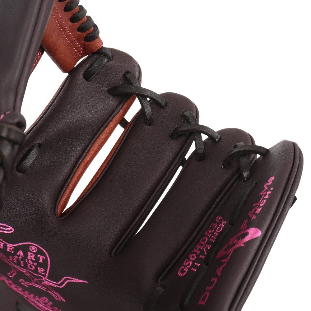 ローリングス（Rawlings）（レディース）ソフトボール用グラブ グローブ 内野手用 ソフト HOH DP カラーズ R34 右投用 GS6HDR34-MO/BR