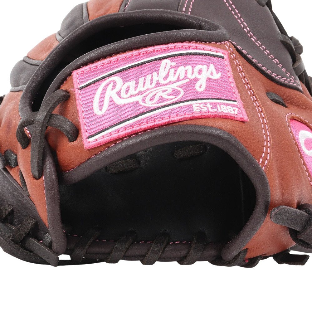 ローリングス（Rawlings）（レディース）ソフトボール用グラブ グローブ 内野手用 ソフト HOH DP カラーズ R34 右投用 GS6HDR34-MO/BR