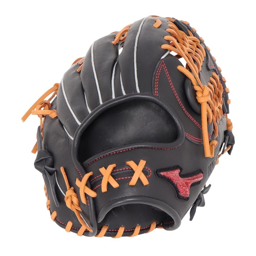 ミズノ（MIZUNO）（メンズ）ソフトボール用グラブ グローブ 外野手用 ウィルドライブ レッド AXI サイズ14 1AJGS31507 0949