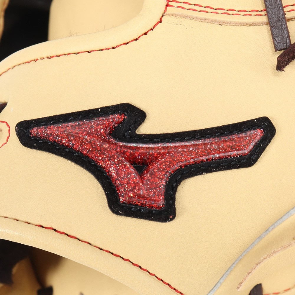 ミズノ（MIZUNO）（メンズ、レディース）ソフトボール用グラブ グローブ 外野手用 ウィルドライブ レッド AXI 24AW 1AJGS31507 8066