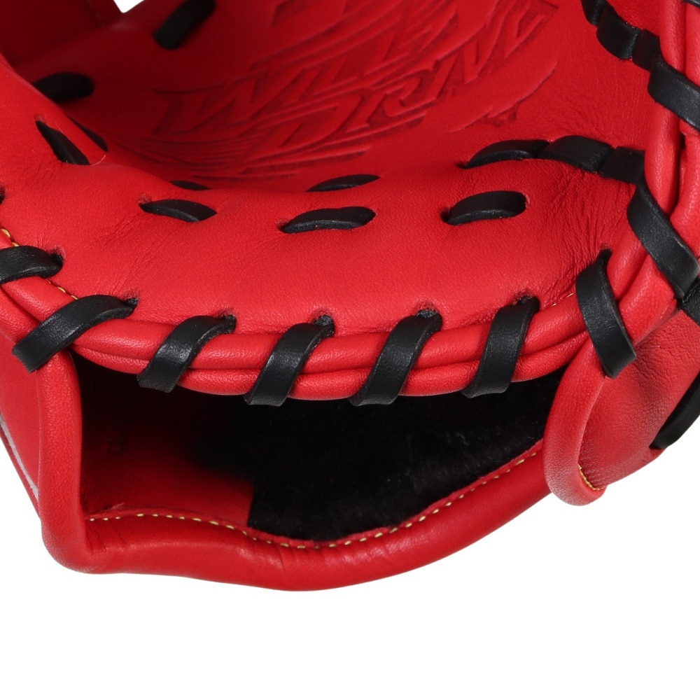 ミズノ（MIZUNO）（メンズ、レディース）ソフトボール用グラブ グローブ 外野手用 ウィルドライブ レッド IBE 1AJGS32407 7009