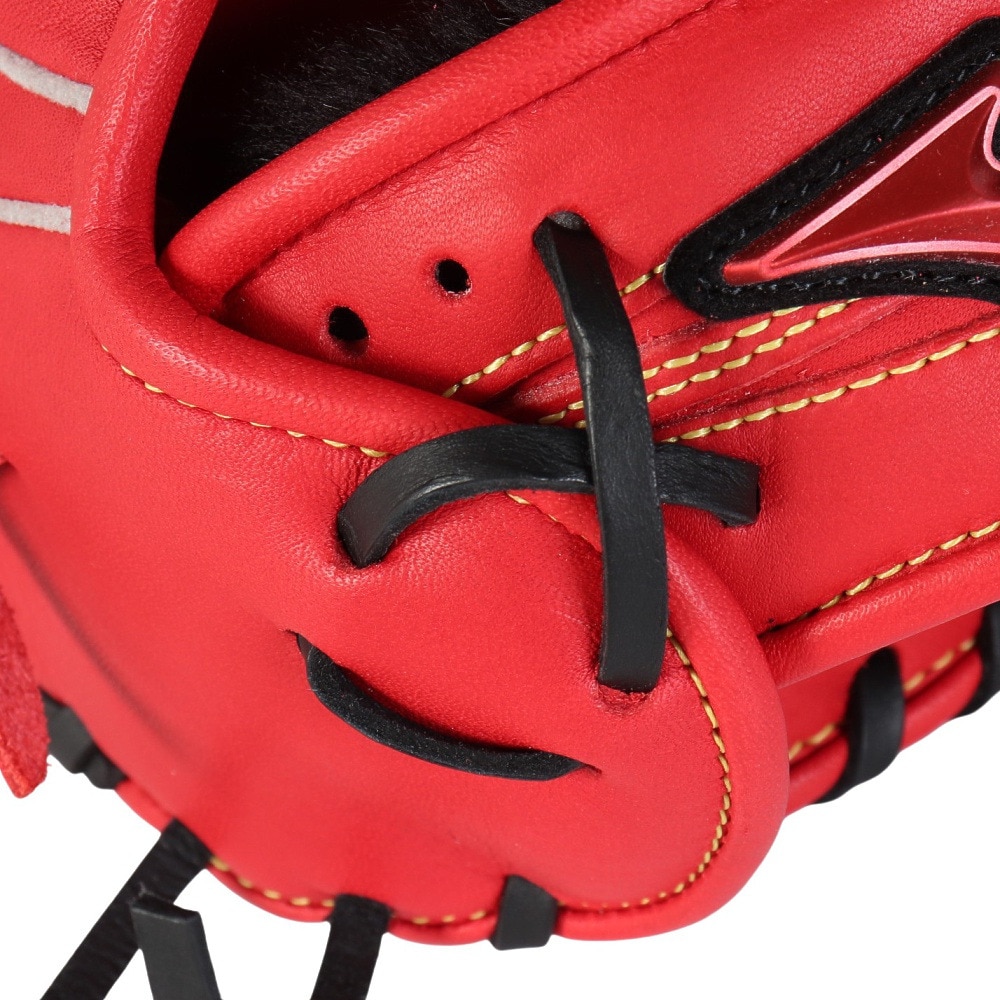 ミズノ（MIZUNO）（メンズ、レディース）ソフトボール用グラブ グローブ 外野手用 ウィルドライブ レッド IBE 1AJGS32407 7009