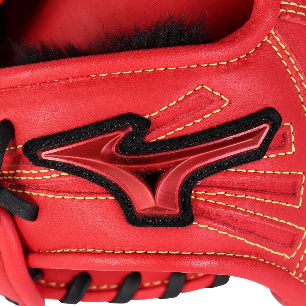ミズノ（MIZUNO）（メンズ、レディース）ソフトボール用グラブ グローブ 外野手用 ウィルドライブ レッド IBE 1AJGS32407 7009