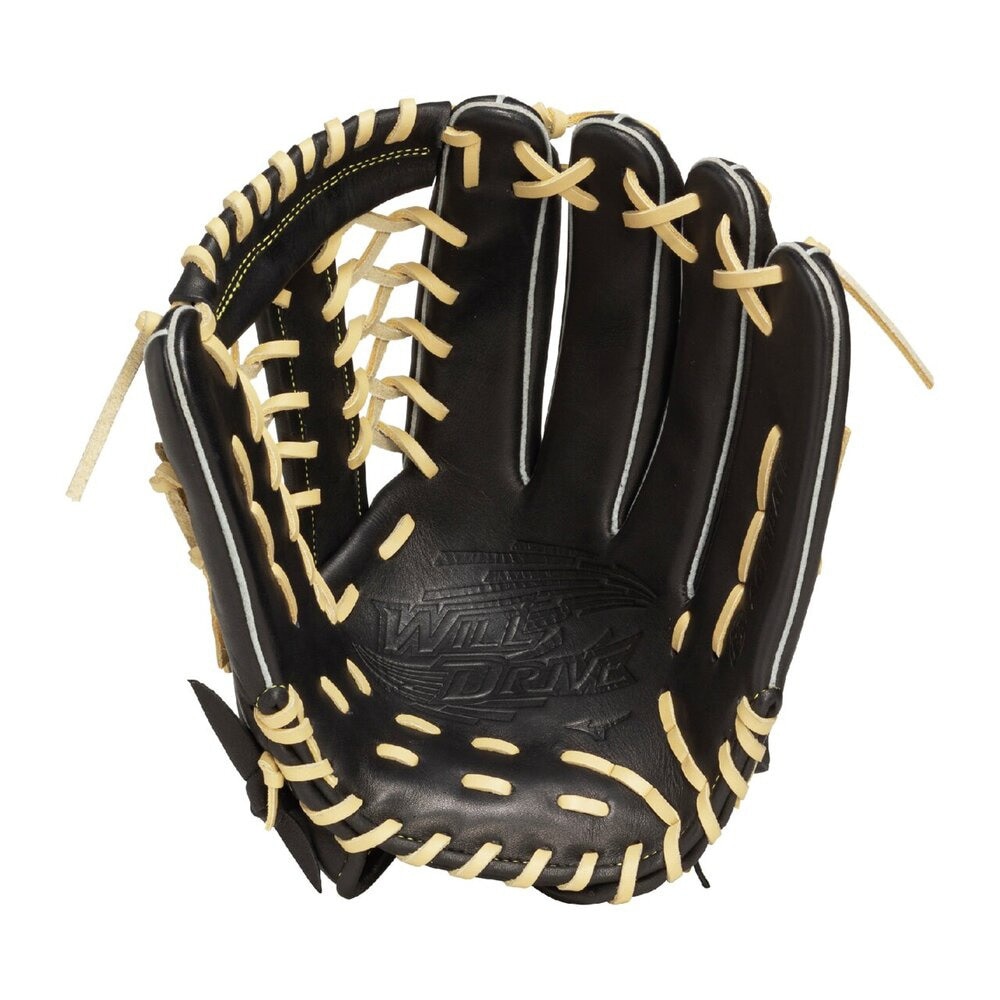 ミズノ（MIZUNO）（メンズ、レディース）ソフトボール用グラブ グローブ 外野手用 ウィルドライブ ブルー 1AJGS33707 0980