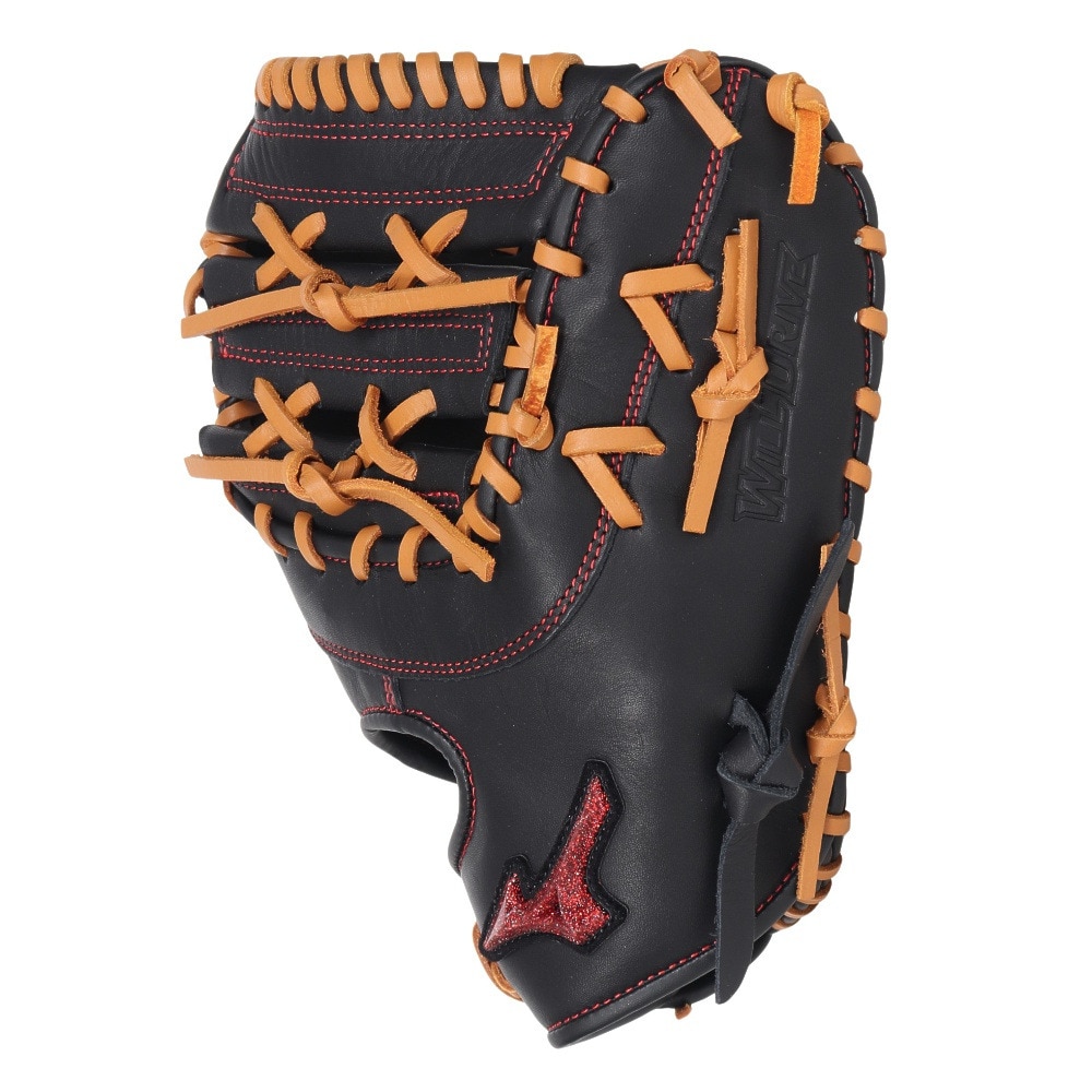 ミズノ（MIZUNO）（メンズ、レディース）ソフトボール用グラブ グローブ 捕手用/一塁手兼用 ウィルドライブ レッド AXI 1AJCS31500 0949