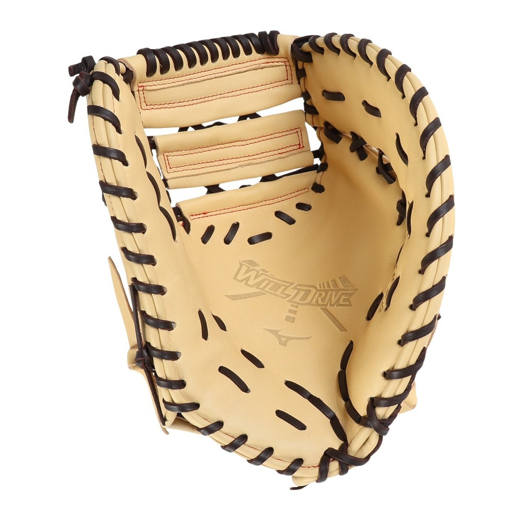 ミズノ（MIZUNO）（メンズ、レディース）ソフトボール用グラブ グローブ 捕手用/一塁手兼用 ウィルドライブ レッド AXI 1AJCS31500 8066