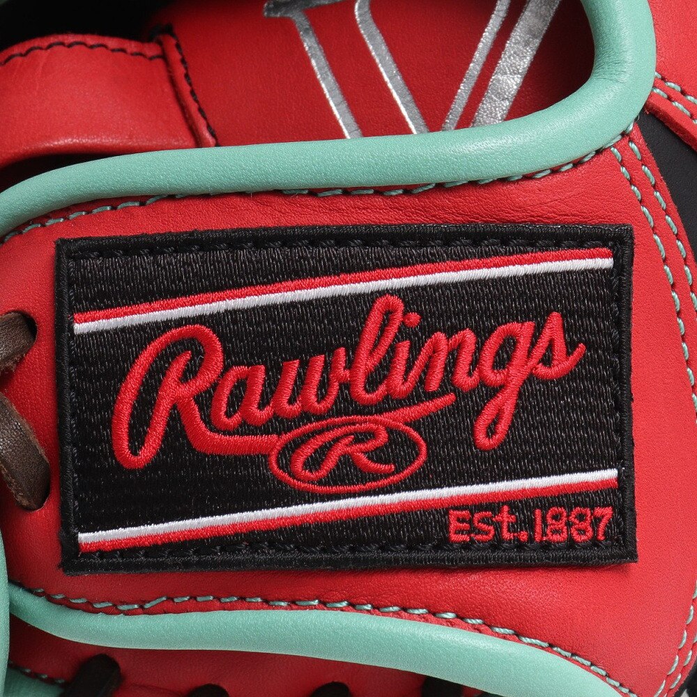 ローリングス（Rawlings）（レディース）ソフトボール用グラブ グローブ オールラウンド用 HOHDPカラーズ S66 スカーレット/B GS3HDS66-SC/B