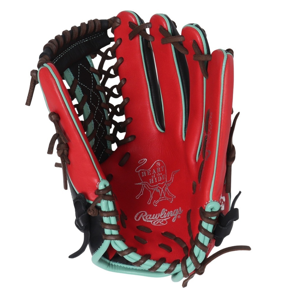 ローリングス（Rawlings）（レディース）ソフトボール用グラブ グローブ オールラウンド用 HOHDPカラーズ S66 スカーレット/B GS3HDS66-SC/B