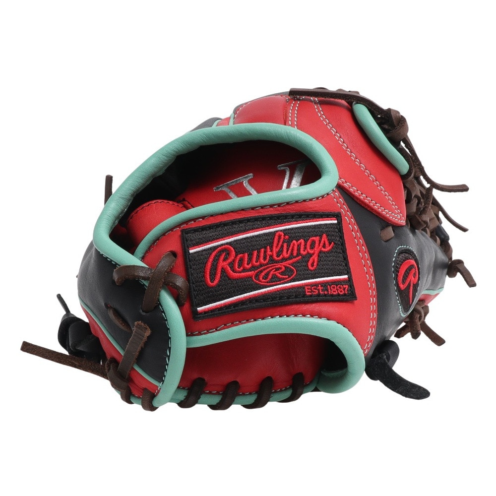 ローリングス（Rawlings）（レディース）ソフトボール用グラブ グローブ オールラウンド用 HOHDPカラーズ S66 スカーレット/B GS3HDS66-SC/B