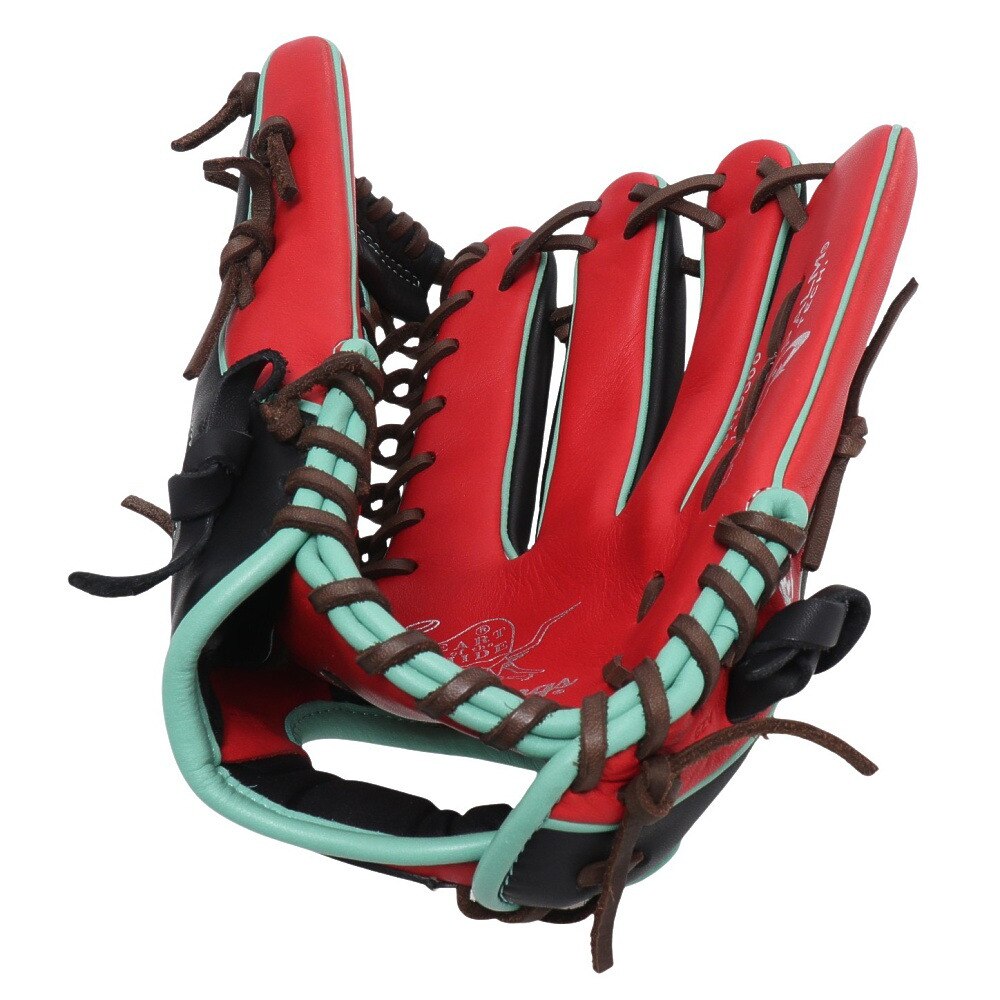 ローリングス（Rawlings）（レディース）ソフトボール用グラブ グローブ オールラウンド用 HOHDPカラーズ S66 スカーレット/B GS3HDS66-SC/B