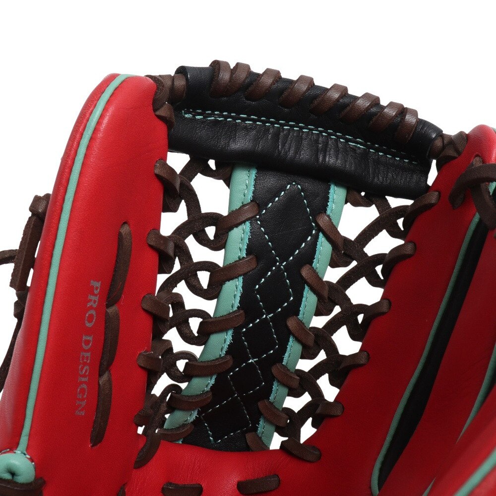 ローリングス（Rawlings）（レディース）ソフトボール用グラブ グローブ オールラウンド用 HOHDPカラーズ S66 スカーレット/B GS3HDS66-SC/B