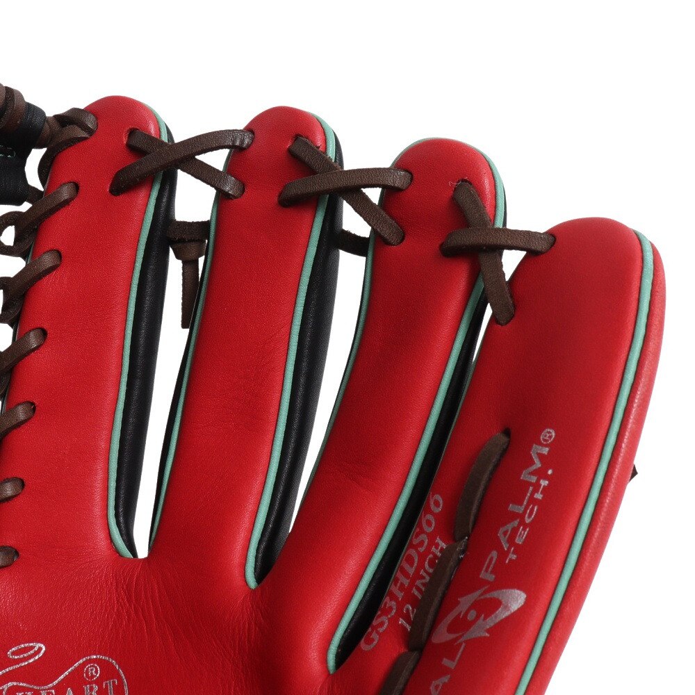 ローリングス（Rawlings）（レディース）ソフトボール用グラブ グローブ オールラウンド用 HOHDPカラーズ S66 スカーレット/B GS3HDS66-SC/B