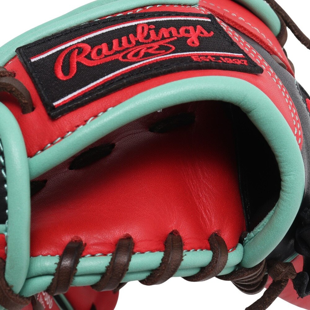 ローリングス（Rawlings）（レディース）ソフトボール用グラブ グローブ オールラウンド用 HOHDPカラーズ S66 スカーレット/B GS3HDS66-SC/B