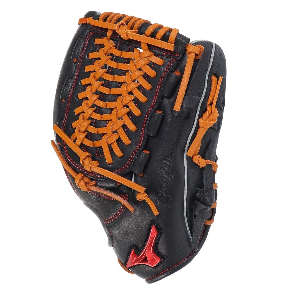 ミズノ（MIZUNO）（メンズ、レディース）ソフトボール用グラブ グローブ オールラウンド用 ウィルドライブ レッド 1AJGS29800 09
