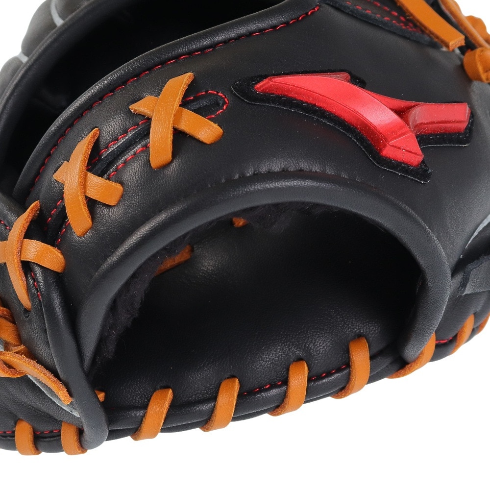 ミズノ（MIZUNO）（メンズ、レディース）ソフトボール用グラブ グローブ オールラウンド用 ウィルドライブ レッド 1AJGS29800 09