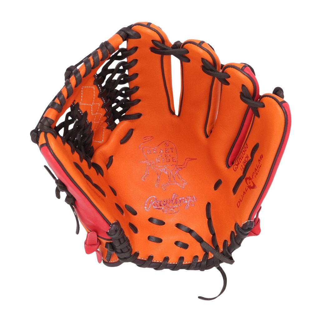 ローリングス（Rawlings）（レディース）ソフトボール用グラブ グローブ オールラウンド用 HOH DP COLORS for WOMEN GS4HDS66-ORG/SC