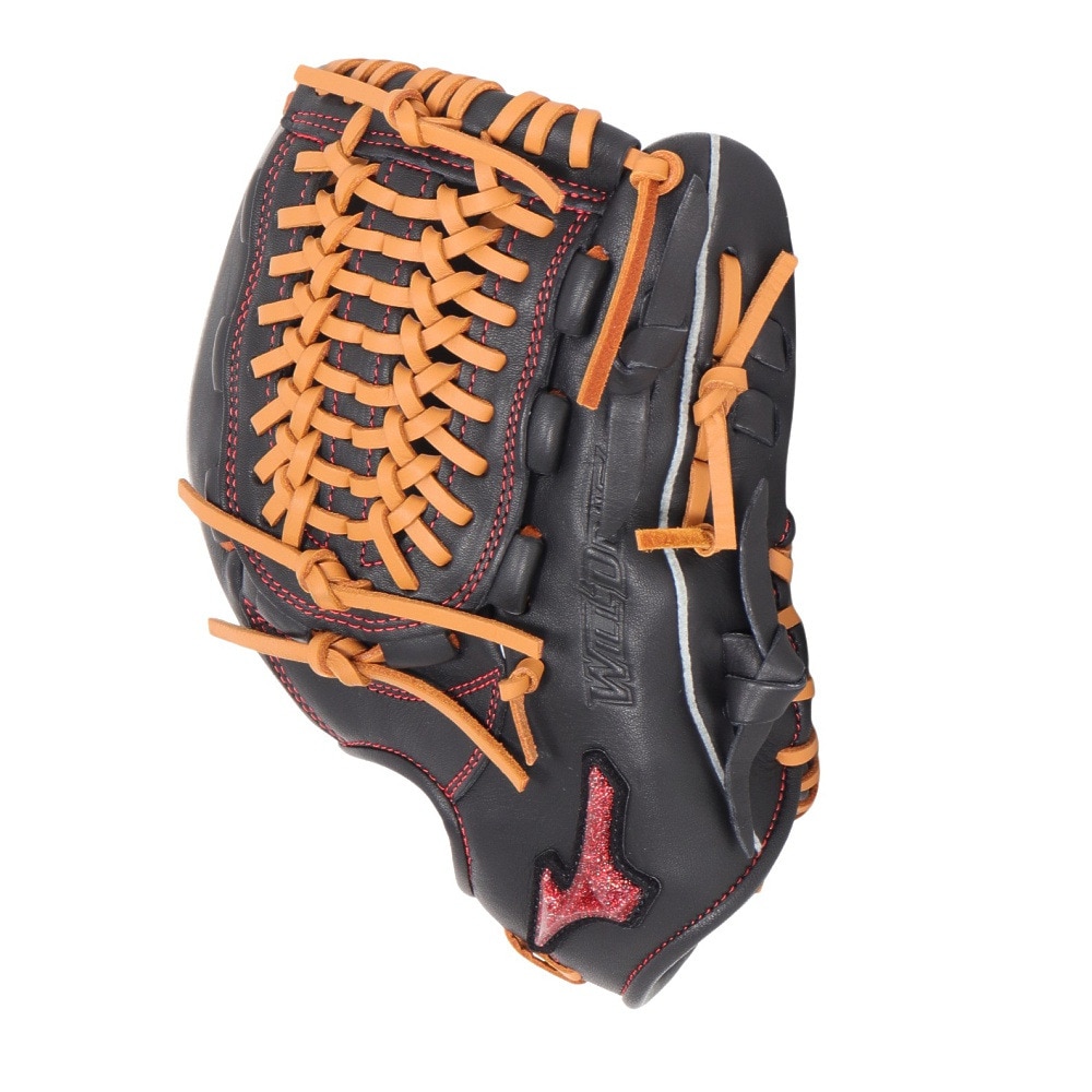 ミズノ（MIZUNO）（メンズ）ソフトボール用グラブ グローブ オールラウンド用 ウィルドライブ レッド AXI 1AJGS31510 0949