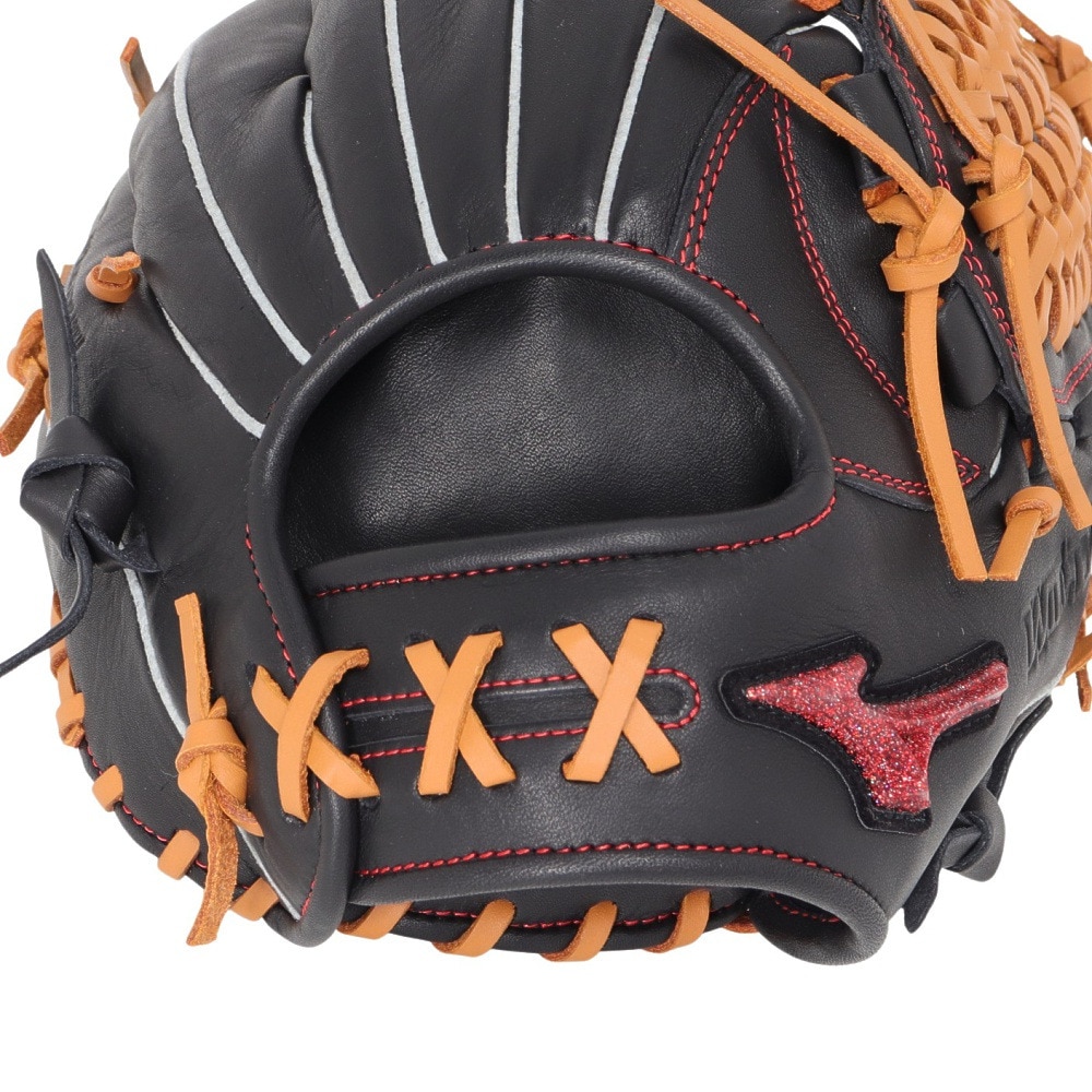 ミズノ（MIZUNO）（メンズ）ソフトボール用グラブ グローブ オールラウンド用 ウィルドライブ レッド AXI 1AJGS31510 0949