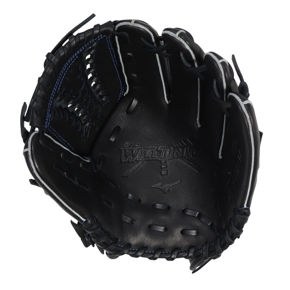 ミズノ（MIZUNO）（メンズ）ソフトボール用グラブ グローブ オールラウンド用 ウィルドライブ ブルー 1AJGS31600 09