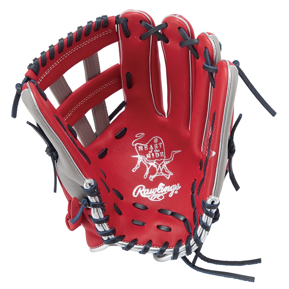 ローリングス（Rawlings）（レディース）ソフトボール用グラブ グローブ レディース オールラウンド用 ソフト HOH DP GS5HDS65-SC/GRY