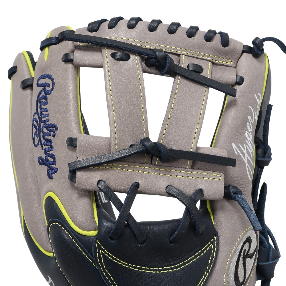 ローリングス（Rawlings）（メンズ、レディース）【新商品】 ソフトボール用グラブ オールラウンド用 HYPER TECH COLORS GS5HTC565W-N/GRY