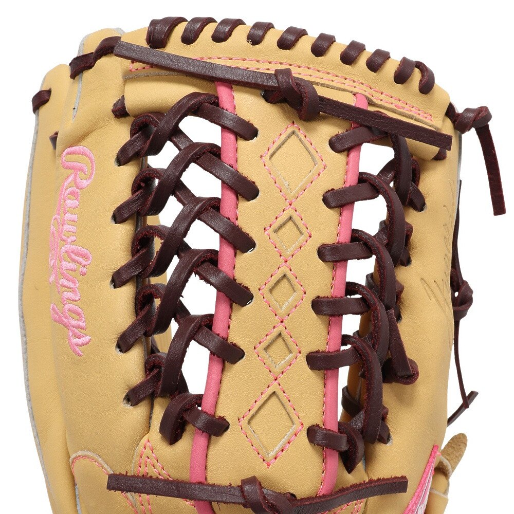 ローリングス（Rawlings）（レディース）【新商品】 ソフトボール用グラブ オールラウンド ハイパーテック R2G for ガールズフィット GS5HTS65GF-CAM