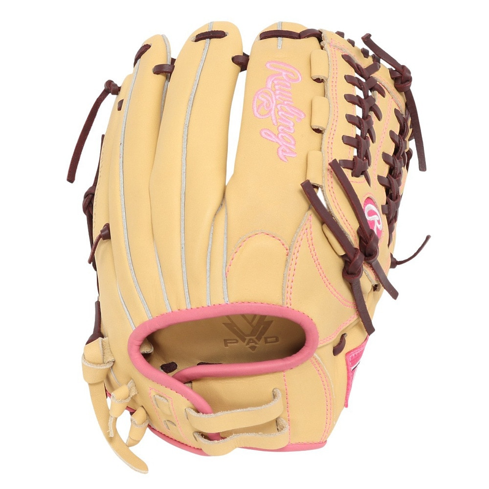 ローリングス（Rawlings）（レディース）【新商品】 ソフトボール用グラブ オールラウンド ハイパーテック R2G for ガールズフィット GS5HTY14GF-CAM