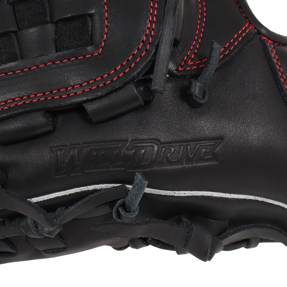 ミズノ（MIZUNO）（メンズ）ソフトボール用グラブ ピッチャー 投手用 グローブ ウィルドライブ レッド 1AJGS27801 09H