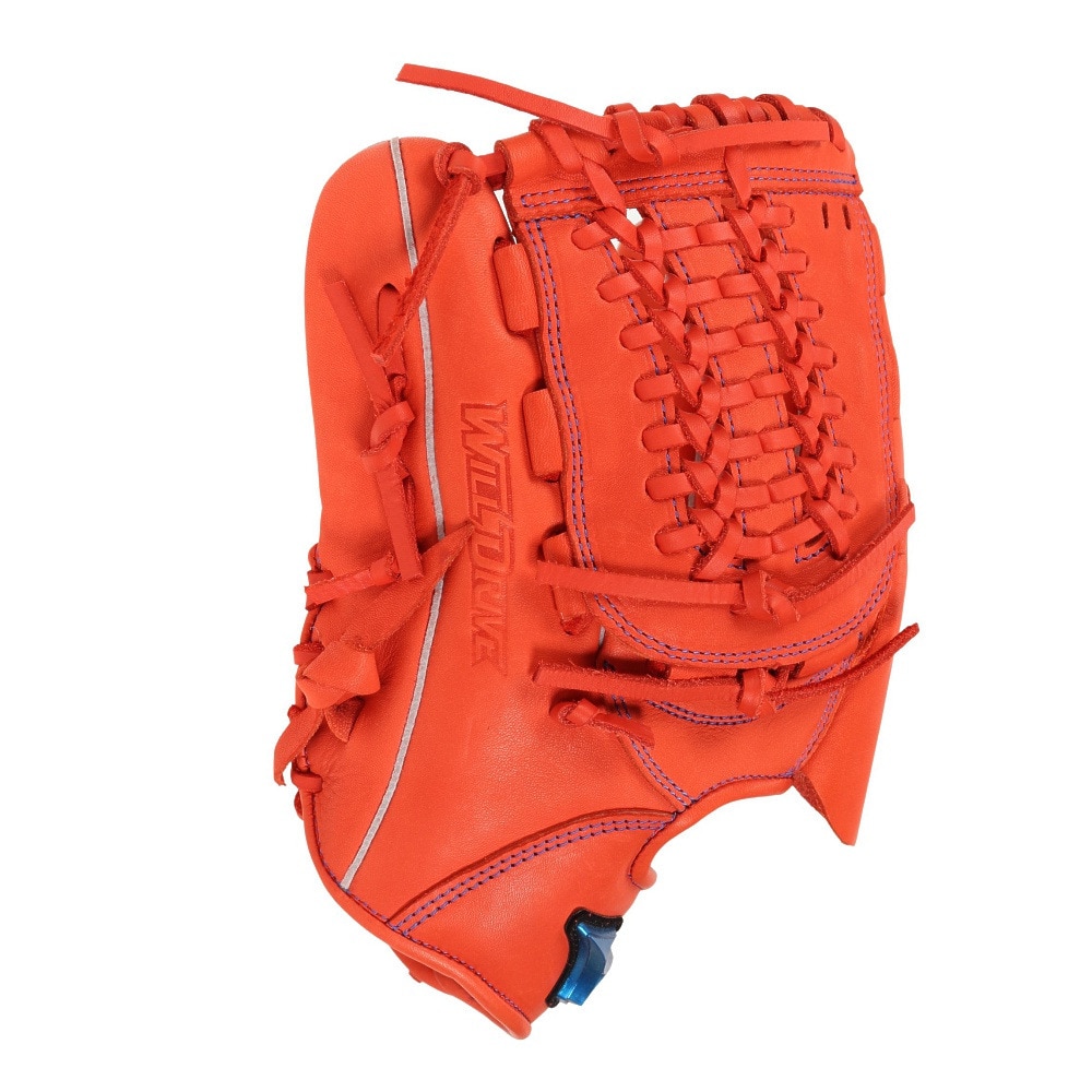 ミズノ（MIZUNO）（メンズ、レディース）ソフトボール用グラブ ピッチャー 投手用 グローブ ウィルドライブ ブルー 1AJGS27901 52H
