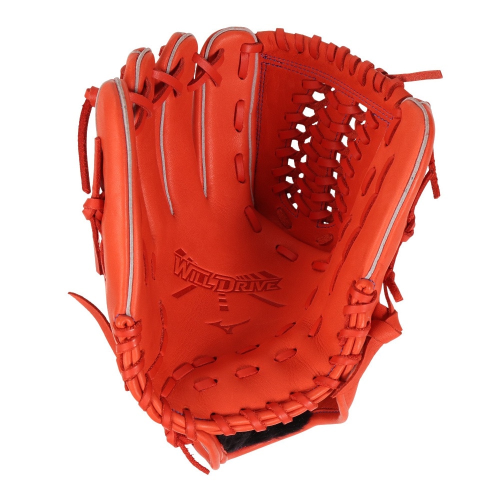 ミズノ（MIZUNO）（メンズ、レディース）ソフトボール用グラブ ピッチャー 投手用 グローブ ウィルドライブ ブルー 1AJGS27901 52H