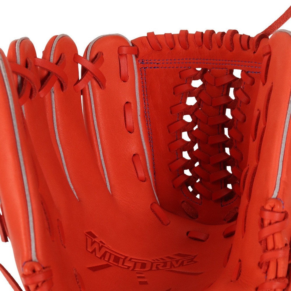 ミズノ（MIZUNO）（メンズ、レディース）ソフトボール用グラブ ピッチャー 投手用 グローブ ウィルドライブ ブルー 1AJGS27901 52H