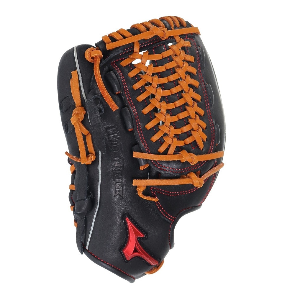 ミズノ（MIZUNO）（メンズ、レディース）ソフトボール用グラブ グローブ ウィルドライブ レッド 1AJGS29800 09H 左投げ用