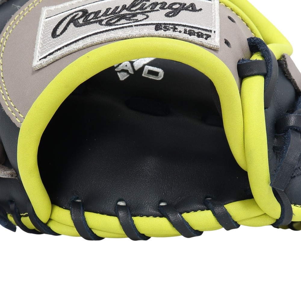 ローリングス（Rawlings）（メンズ、レディース）【新商品】 ソフトボール用グラブ キャッチャー・ファースト用 HYPER TECH COLORS GS5HTC3ACD-N/GRY-RH