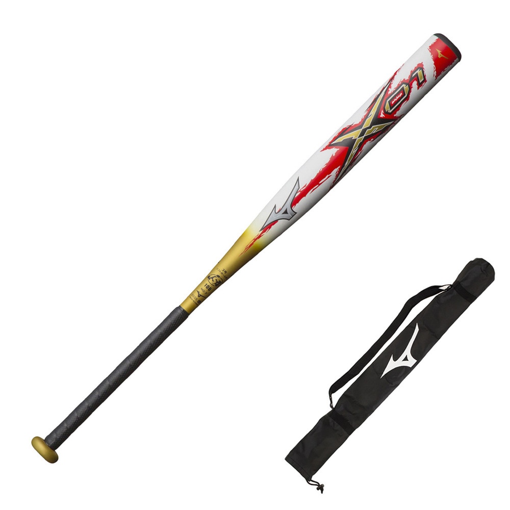 ＜スーパースポーツ ゼビオ＞ ソフトボール用バット ミズノプロ エックス01 84cm/平均680g 1CJFS10884 01680 ケース付