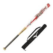 ミズノ(MIZUNO)(メンズ)ソフトボール用バット 3号 ミズノプロ エックス01 84cm/平均710g 1CJFS10884 01710 ケース付 ミドルバランス