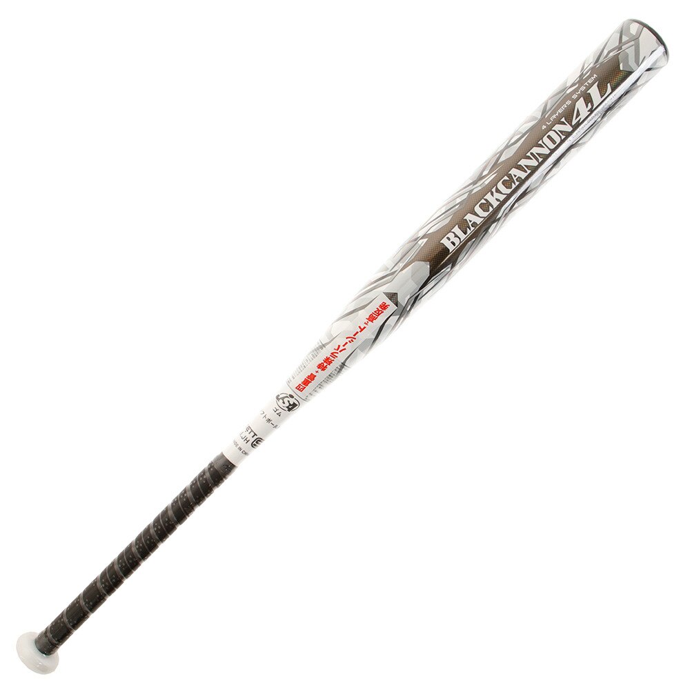  ソフトボール用バット ブラックキャノン4L 84cm/平均660g BCT53884-1100