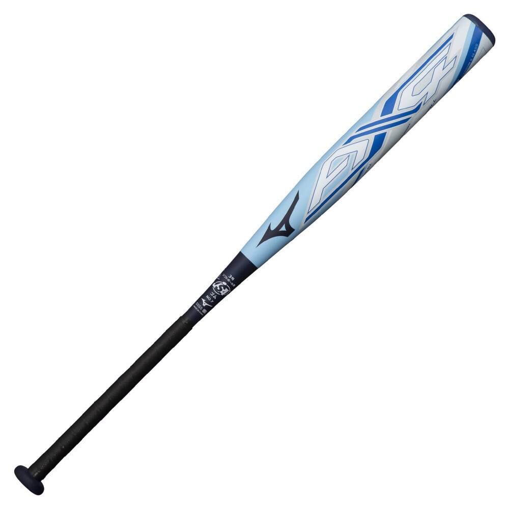 ミズノ（MIZUNO）（メンズ）ソフトボール用バット ミズノプロ AX4 3号 ゴムボール用 83cm/平均630g 1CJFS32283 2714