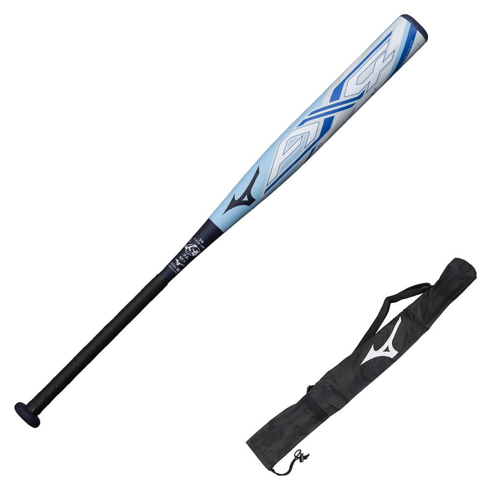 ミズノ（MIZUNO）（メンズ）ソフトボール用バット ミズノプロ AX4 3号 ゴムボール用 83cm/平均630g 1CJFS32283 2714