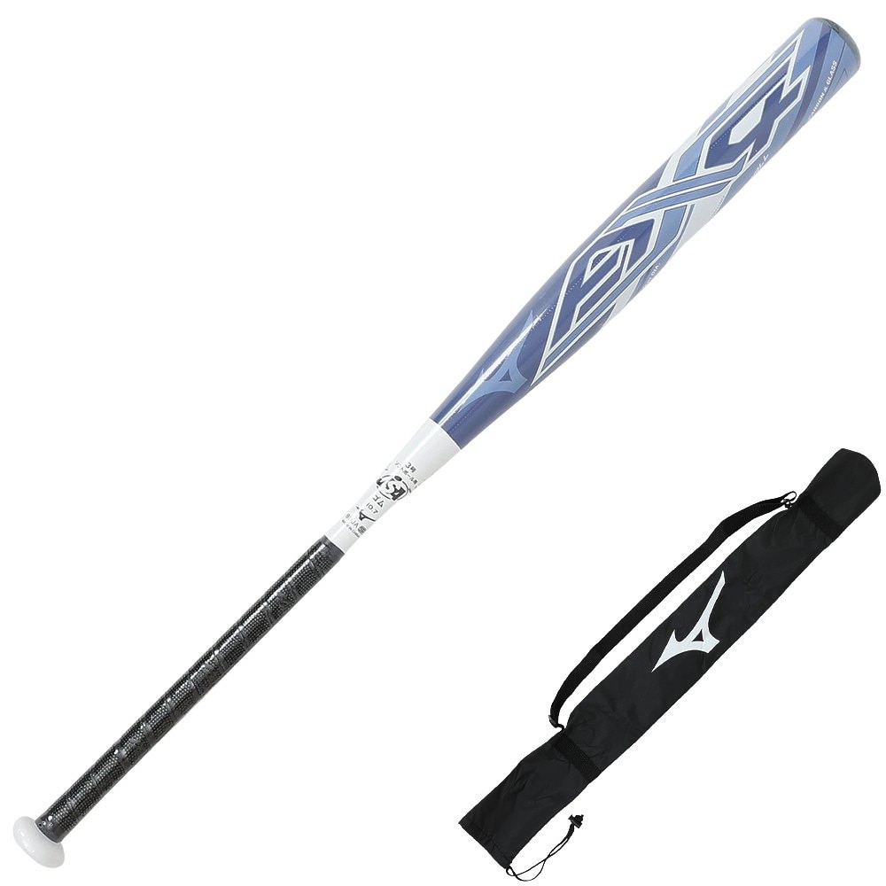 ミズノ（MIZUNO）（メンズ、レディース）ソフトボール用バット ミズノプロ AX4 3号 ゴムボール用 83cm/平均620g 1CJFS32583 1801