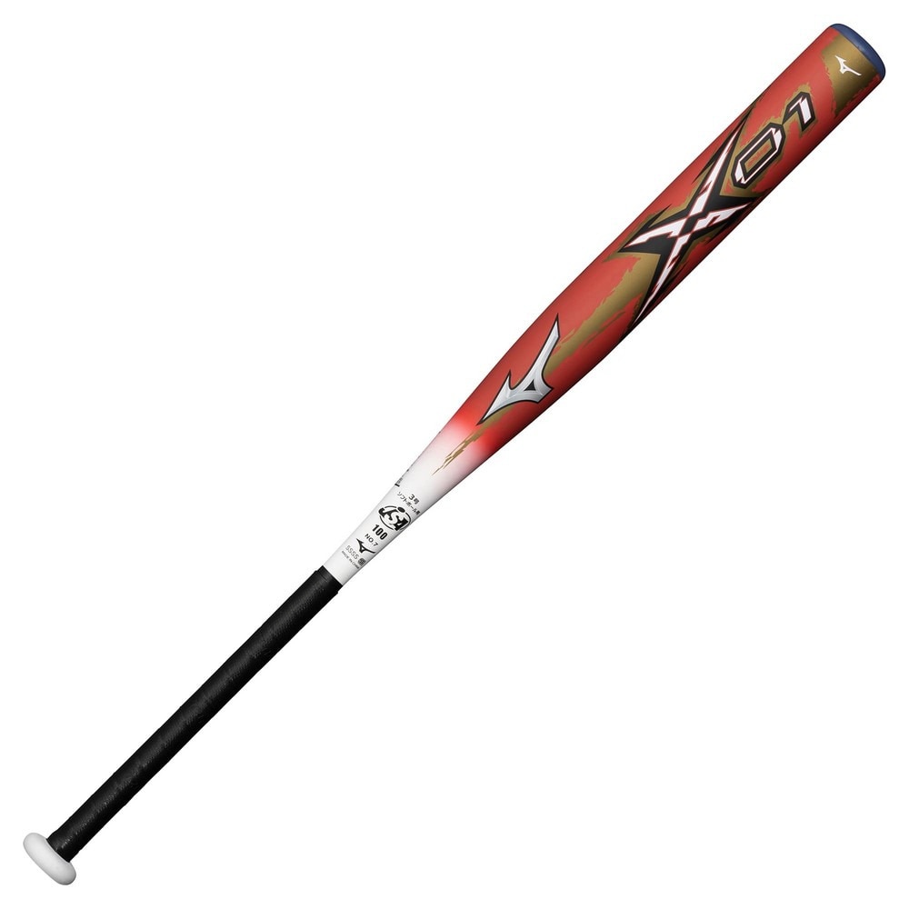 ミズノ（MIZUNO）（メンズ、レディース）ソフトボール用バット ミズノプロ エックス01 84cm/平均710g 1CJFS11384 62710