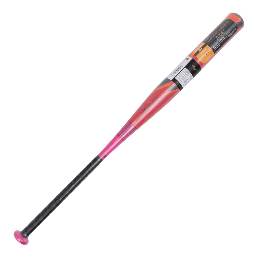 ミズノ（MIZUNO）（メンズ、レディース）ソフトボール用バット ミズノプロ AX4 84cm/平均710g 1CJFS32384 6264